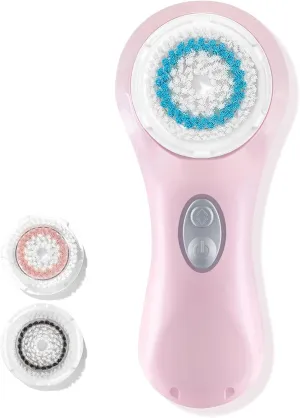 Facial Cleansing Brush, Vibrating Face Scrubber Exfoliator for Women Skin Care, Face Brushes for Cleansing, Exfoliating, Massage, Electric Rechargeable Waterproof 2 Speeds for Home & Travel