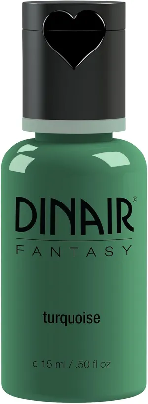 Fantasy Bright Colors 4 Face & Body Art - TURQUOISE .55 fl oz