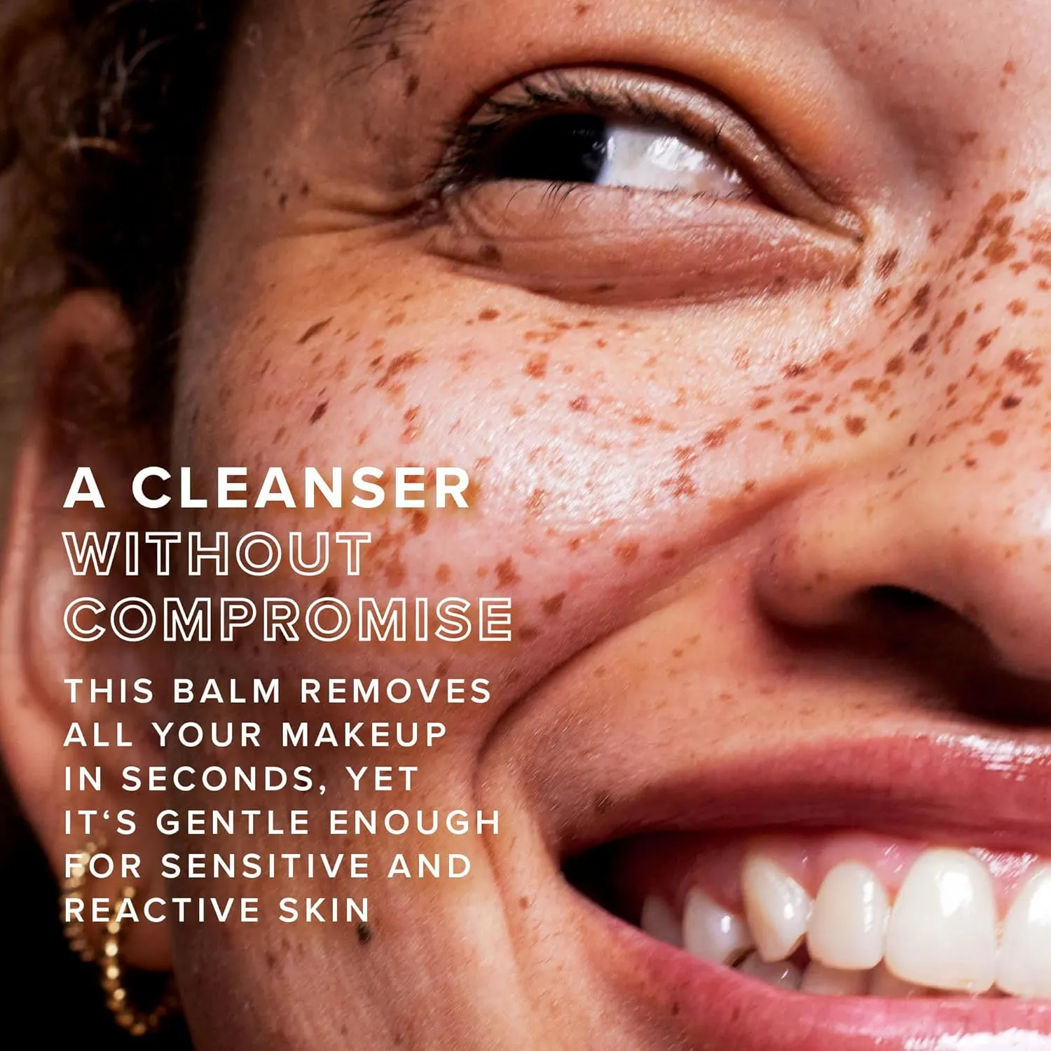 Farmacy Makeup Remover Cleansing Balm - Clearly Clean Sensitive Skin Makeup Remover   Oil Based Cleanser - Gentle Exfoliating Double Cleanser - Melts From Balm to Milky Lather - Fragrance Free (100ml)