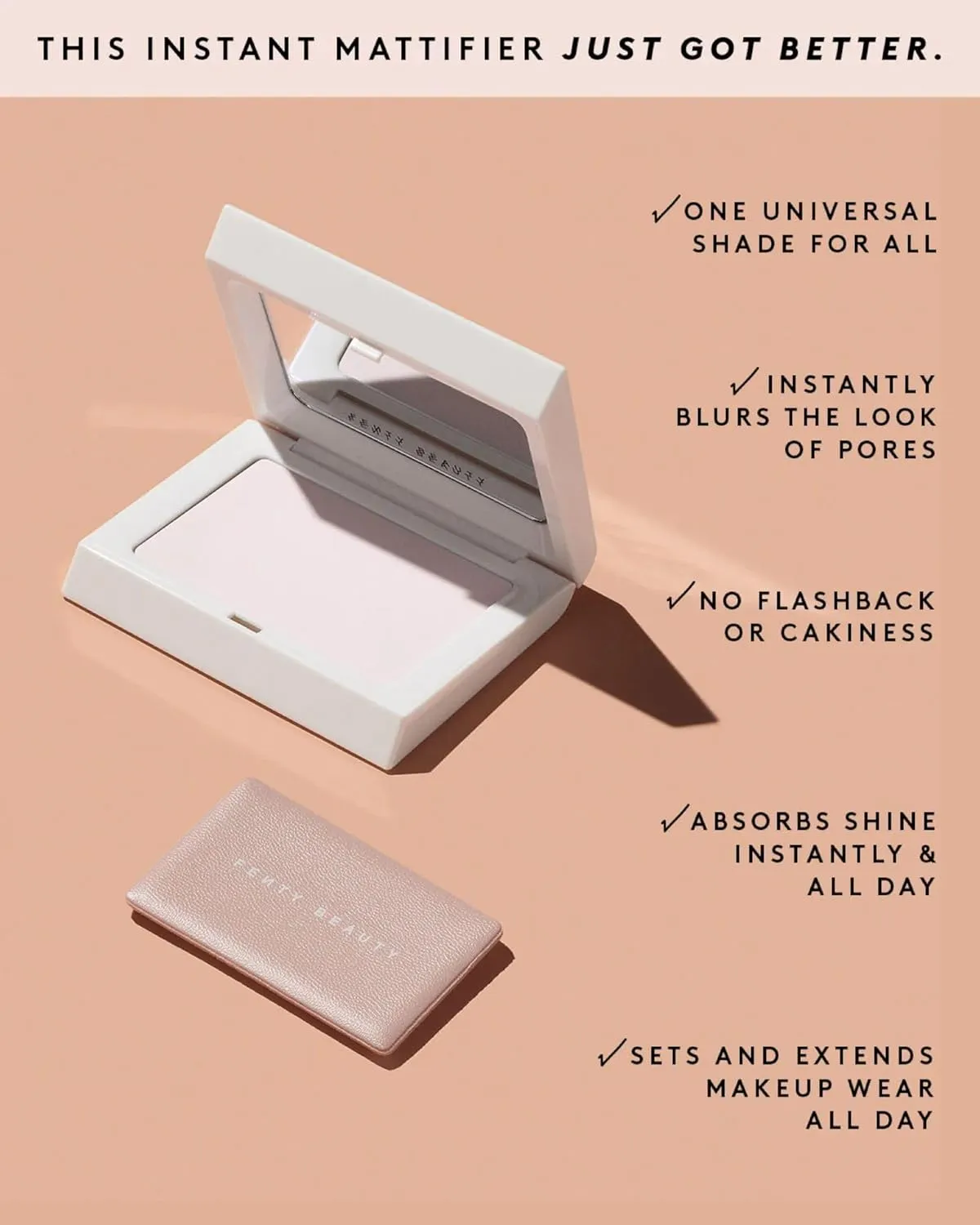 Fenty Beauty by Rihanna Invisimatte Instant Setting   Blotting Powder 0.3 oz / 8.5 ml