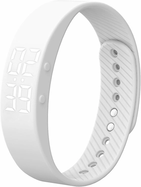 findtime Fitness Tracker Without Smartphone No Bluetooth No APP USB Charge Pedometer Sports White Wristwatch Suitable for Mens Womens Students Teenagers Teens