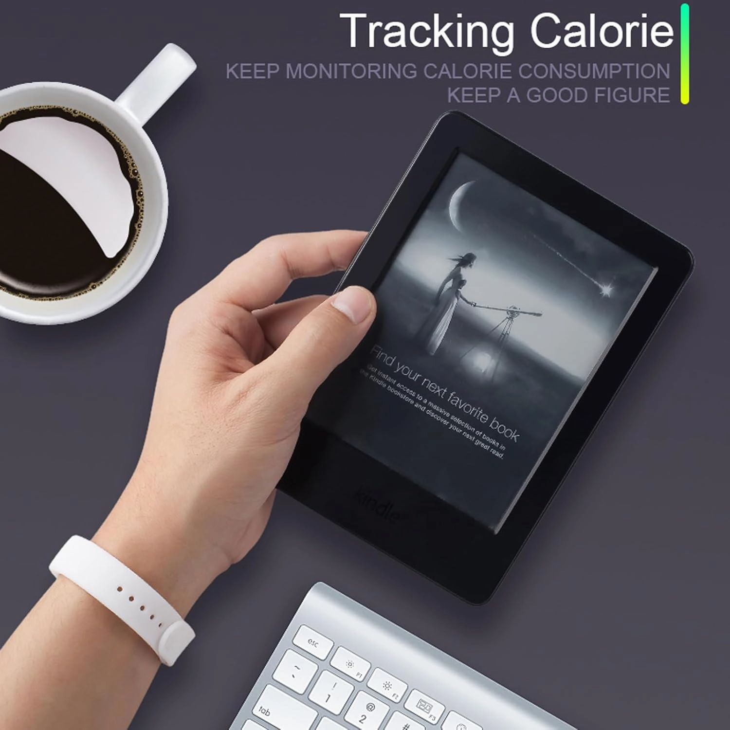 findtime Fitness Tracker Without Smartphone No Bluetooth No APP USB Charge Pedometer Sports White Wristwatch Suitable for Mens Womens Students Teenagers Teens
