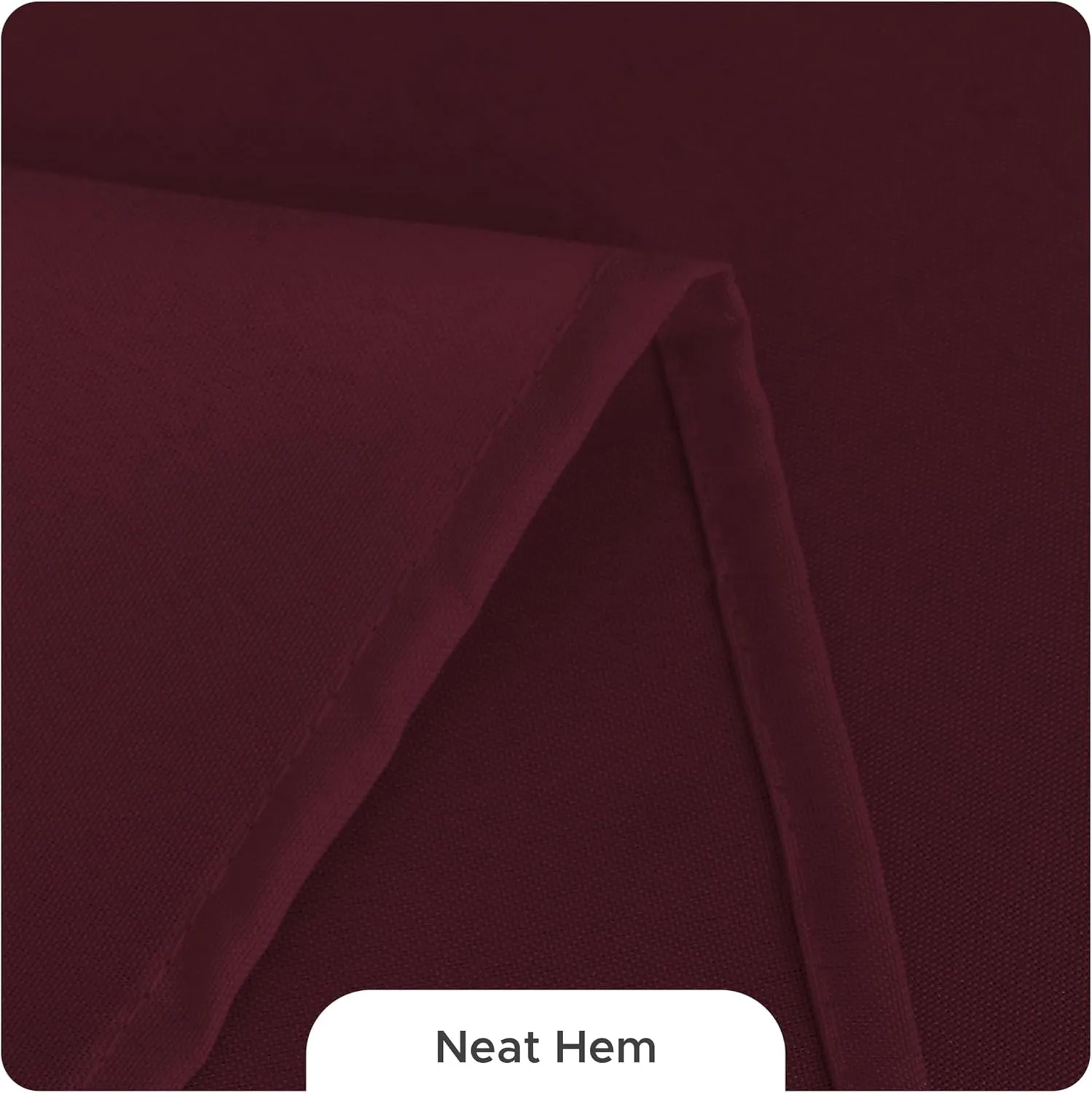 Fitable 8 Pack Rectangular Tablecloths: Burgundy, 70x120 Inch, Polyester, Wrinkle & Stain Resistant, Ideal for Weddings, Parties, Dining & Catering