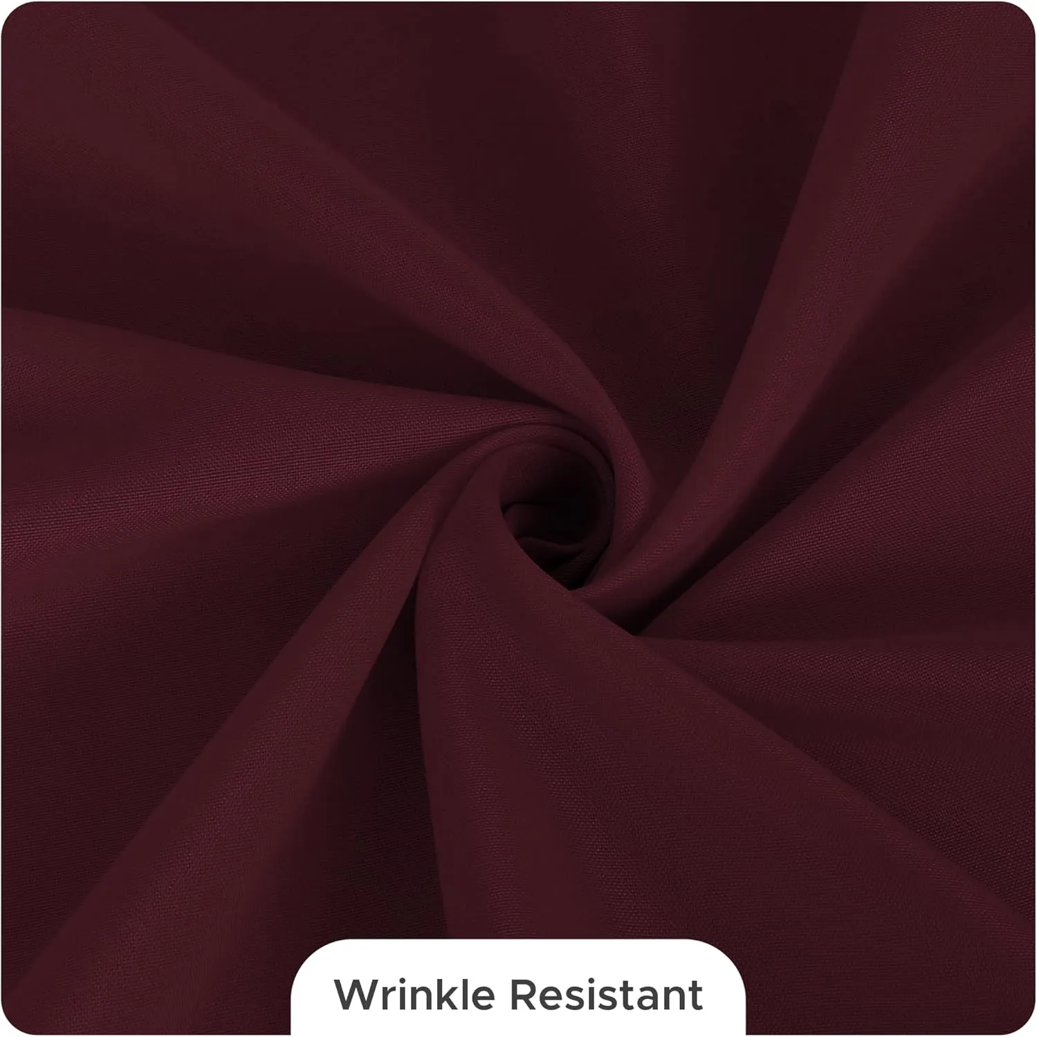 Fitable 8 Pack Rectangular Tablecloths: Burgundy, 70x120 Inch, Polyester, Wrinkle & Stain Resistant, Ideal for Weddings, Parties, Dining & Catering