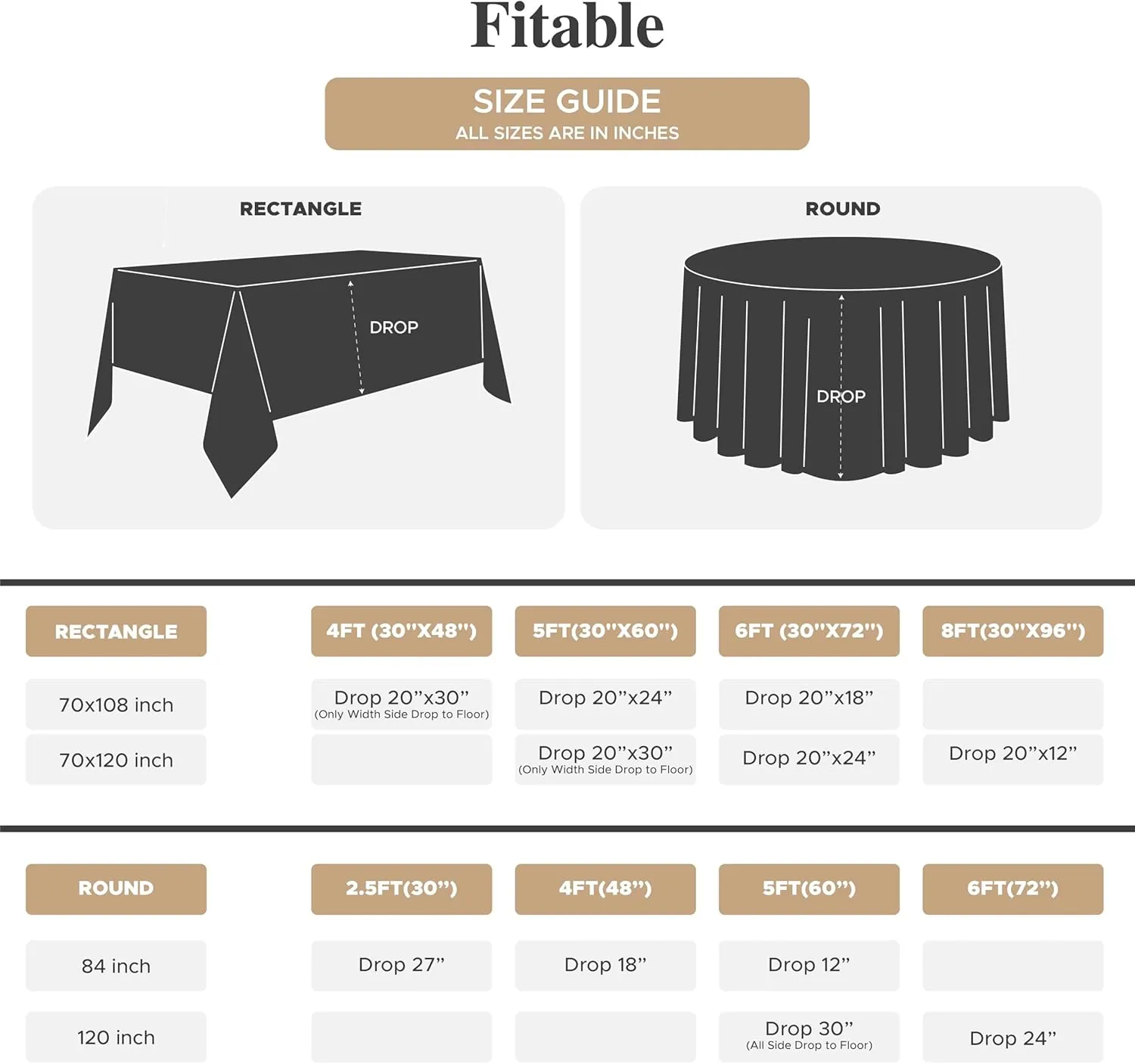 Fitable 8 Pack Table Cloth Rectangle Table: Stain and Wrinkle Resistant Tablecloth Rectangular, Washable Polyester Table Cover for Wedding Party Dining Banquet Event Catering(Pink, 70x120 Inch)