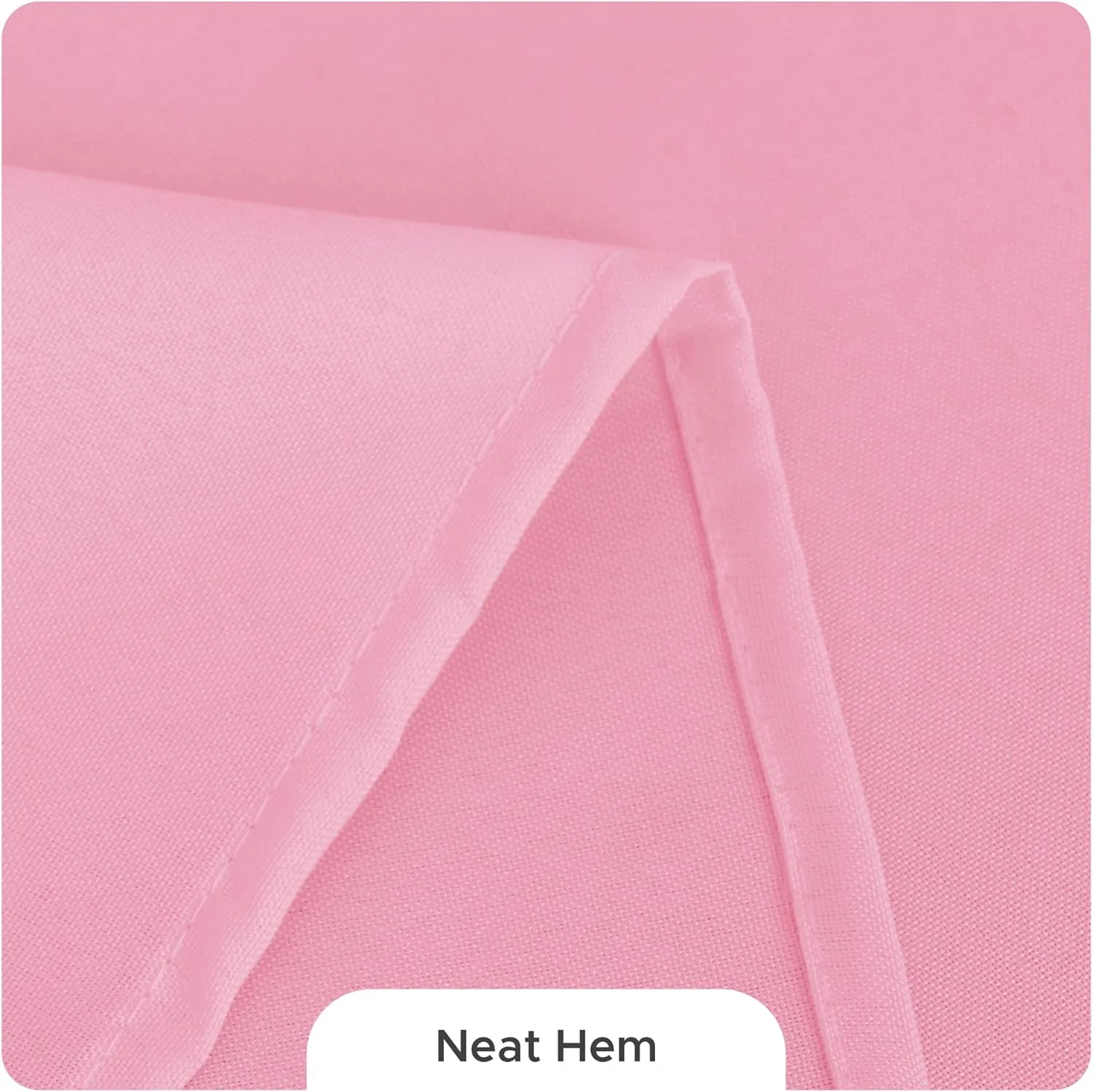 Fitable 8 Pack Table Cloth Rectangle Table: Stain and Wrinkle Resistant Tablecloth Rectangular, Washable Polyester Table Cover for Wedding Party Dining Banquet Event Catering(Pink, 70x120 Inch)