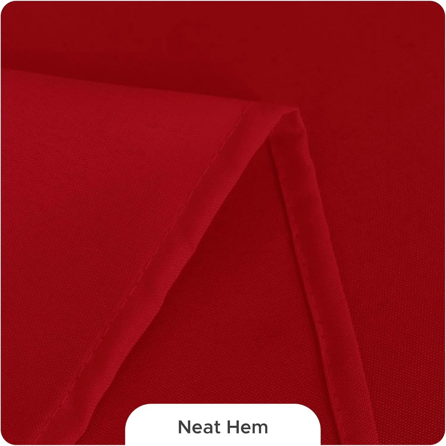 Fitable 8 Pack Table Cloth Rectangle Table: Stain and Wrinkle Resistant Tablecloth Rectangular, Washable Polyester Table Cover for Wedding Party Dining Banquet Event Catering(Red, 70x120 Inch)