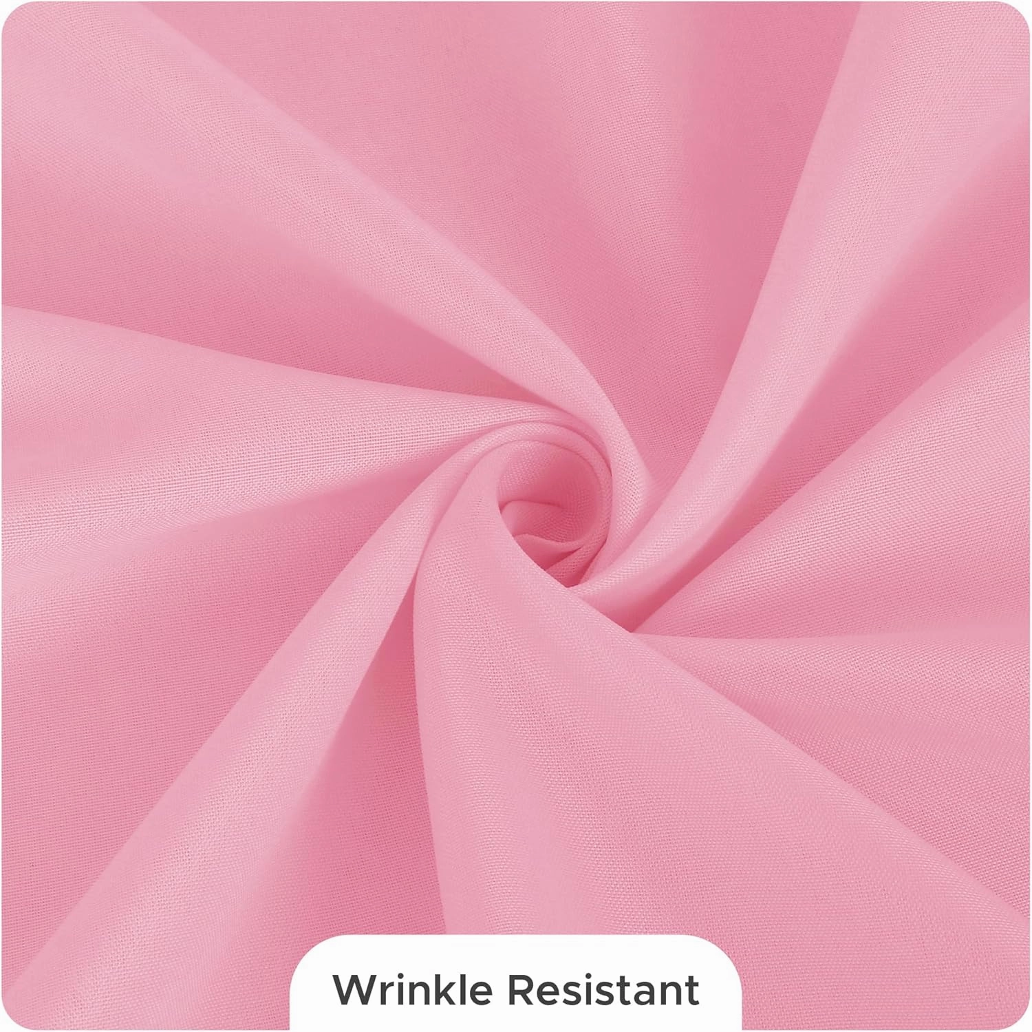 Fitable 8 Pack Round Tablecloths: Stain Resistant Wrinkle Free Circle Table Clothes, Washable Reusable Polyester Table Covers for Wedding Party Birthday Banquet Reception(Pink, 120 Inch)
