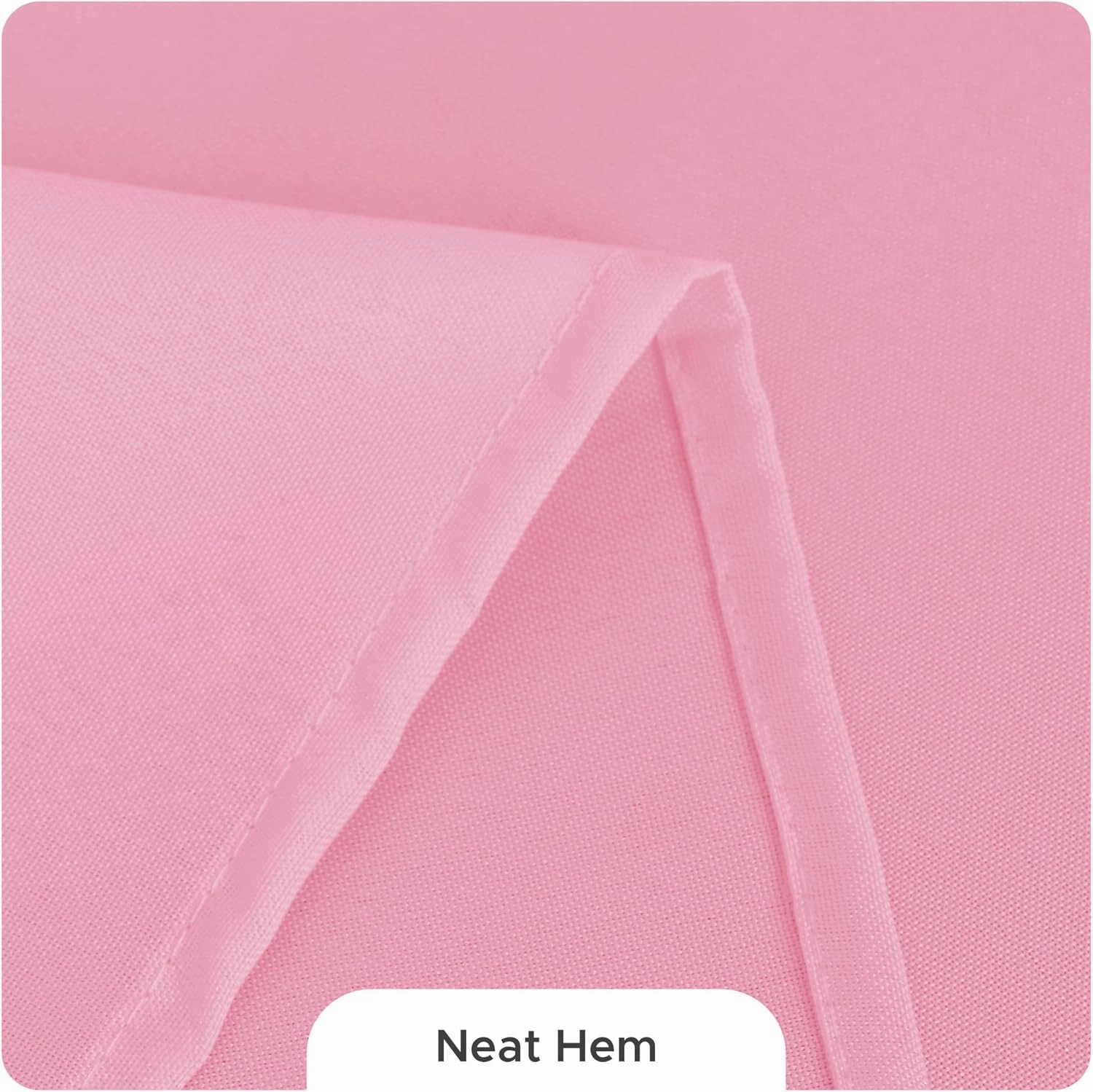 Fitable 8 Pack Round Tablecloths: Stain Resistant Wrinkle Free Circle Table Clothes, Washable Reusable Polyester Table Covers for Wedding Party Birthday Banquet Reception(Pink, 120 Inch)