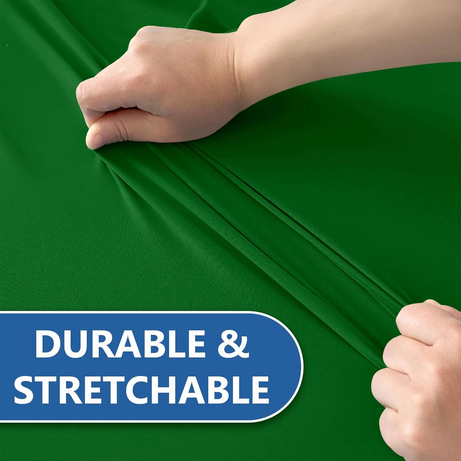 Fitted Tablecloth for 8 Foot Rectangle Tables-6 Pack Green Elastic Outdoor Picnic Table Cover-Spandex Stretch Folding Table Cloths 8ft for Camping Dining Room Patio Kitchen Banquet Party