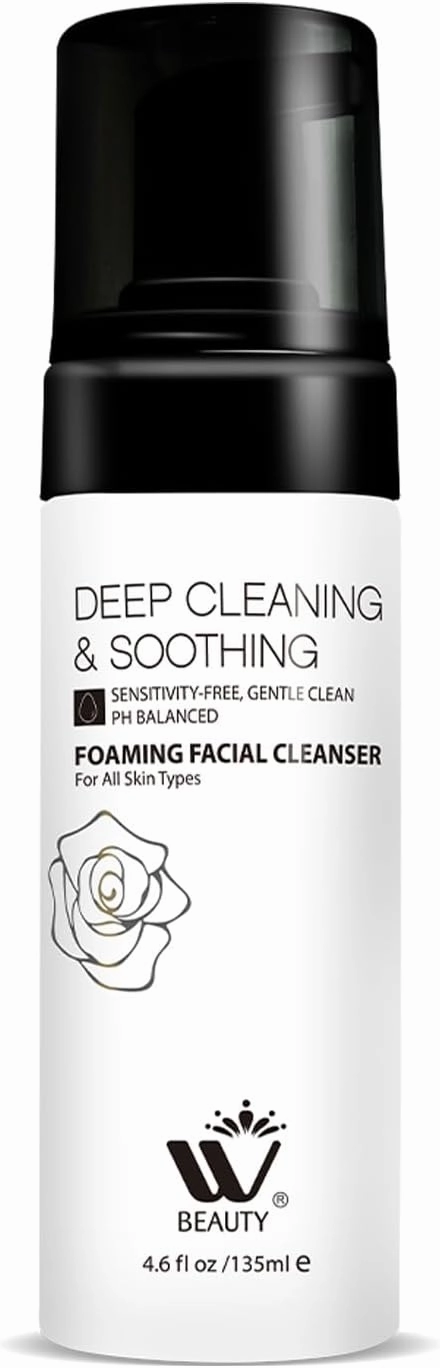 Foaming Facial Cleanser | Makeup Remover and Daily Face Wash for All Skin | 4.2 Fluid Ounce