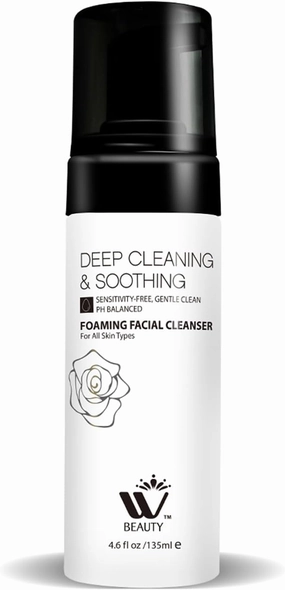 Foaming Facial Cleanser, Gentle & Hydrating Face Wash for All Skin Types | 16 Fluid Ounces, Deep Cleansing, Nourishing Formula for Refreshing Skin