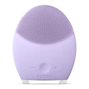 FOREO LUNA 2 Facial Cleansing Brush and Portable Skin Care device made with Ultra Hygienic Soft Silicone for Every Skin Type USB Rechargeable Sensitive Skin