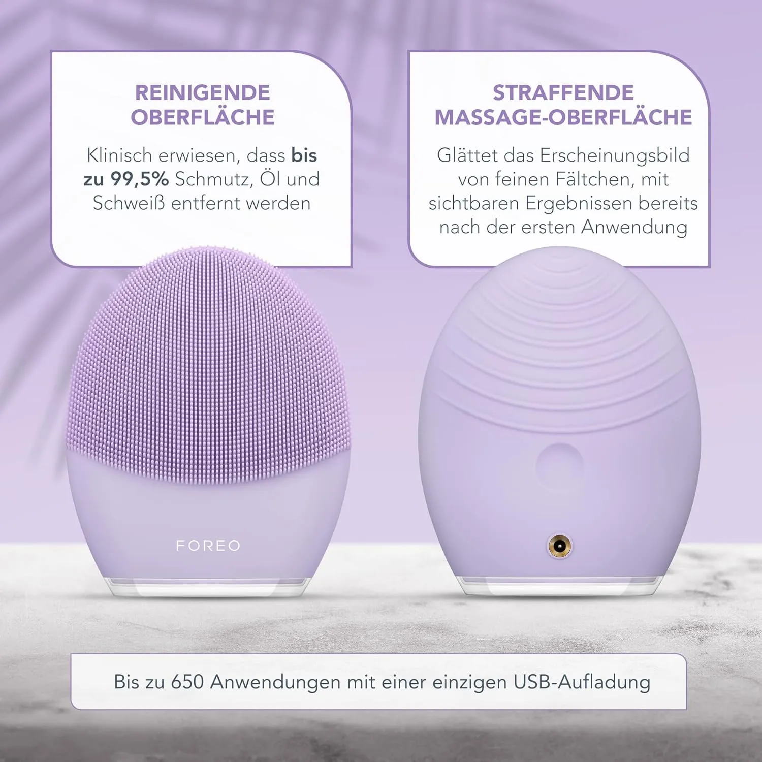 FOREO LUNA 3 Facial Cleansing Brush | Sensitive Skin | Anti Aging Face Massager | Enhances Absorption of Facial Products | For Clean & Healthy Face Care | Simple & Easy | Waterproof