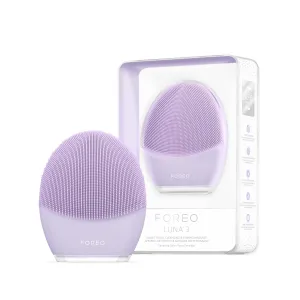 FOREO LUNA 3 Facial Cleansing Brush | Sensitive Skin | Anti Aging Face Massager | Enhances Absorption of Facial Products | For Clean & Healthy Face Care | Simple & Easy | Waterproof
