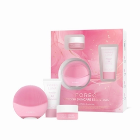 FOREO LUNA 4 mini Set Face Cleansing Brush & Face Massager   Ultra-Nourishing Cleansing Balm, 0.5 fl oz   Micro-Foam Cleanser 2.0, 0.67 fl oz - Face Care - Facial Skin Care Products for All Skin Types