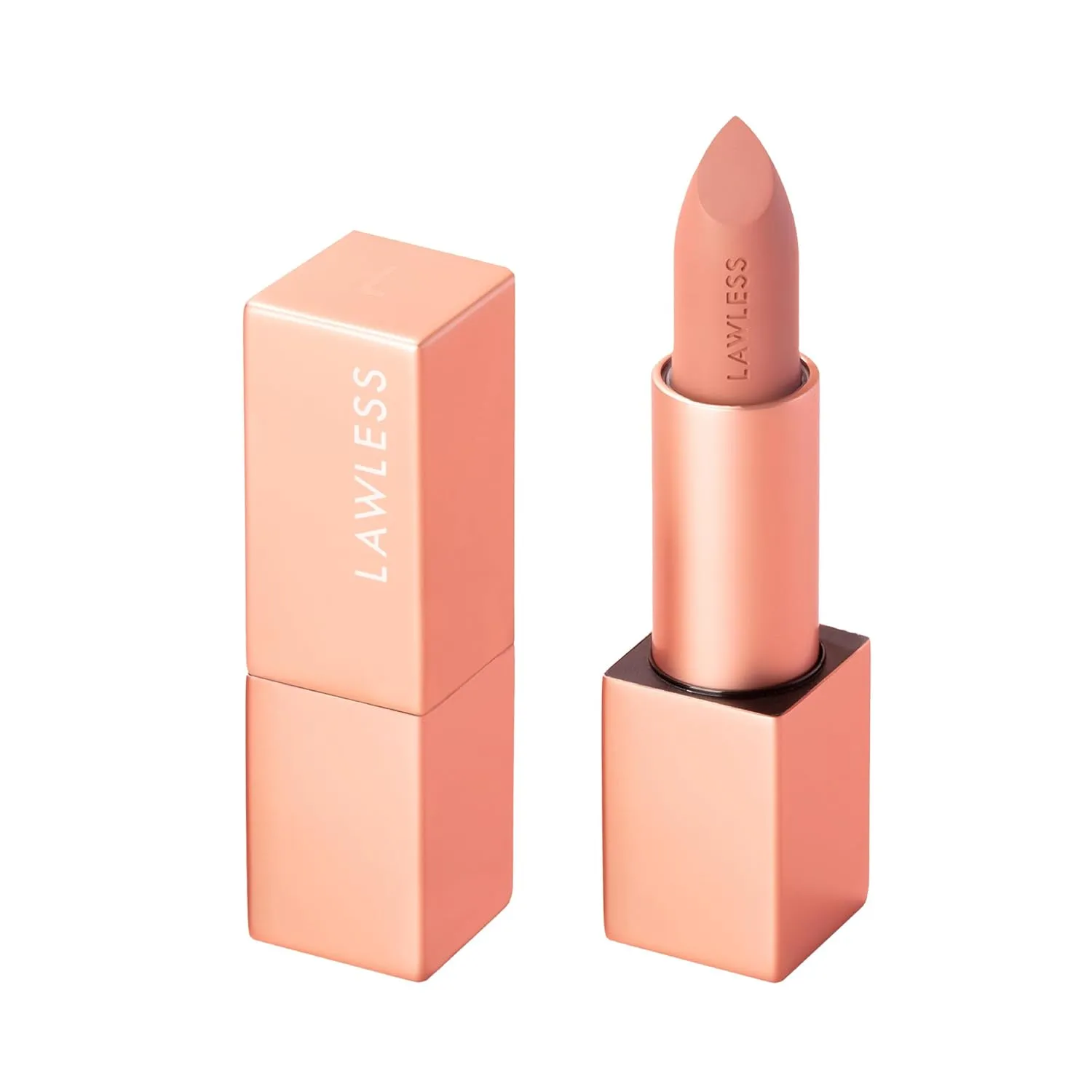Forget the Filler Lip-Plumping Line-Smoothing Satin Cream Lipstick, Soft Truffle, Pink, 0.1 Ounce