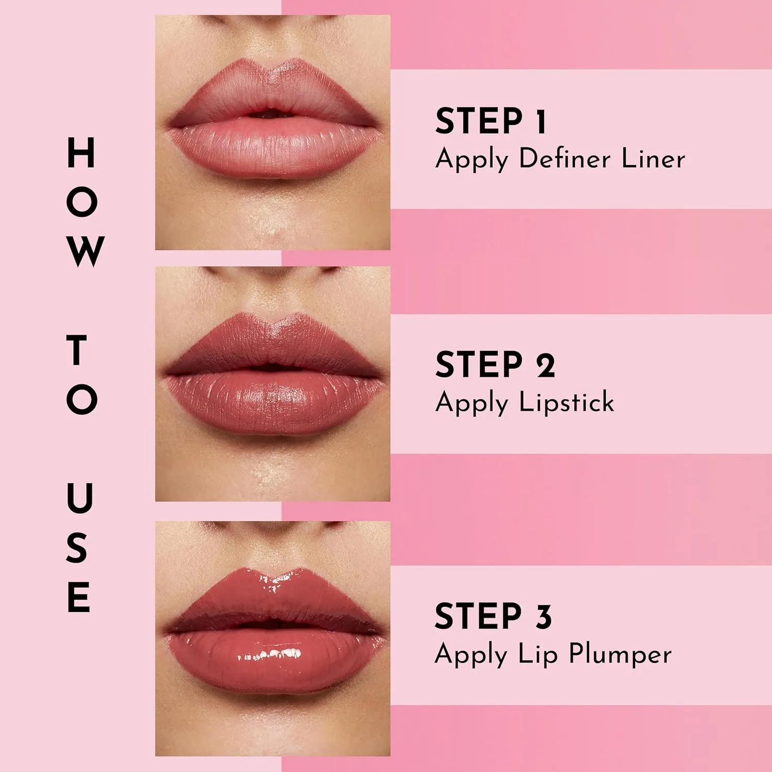 Forget the Filler Lip-Plumping Line-Smoothing Satin Cream Lipstick, Soft Truffle, Pink, 0.1 Ounce