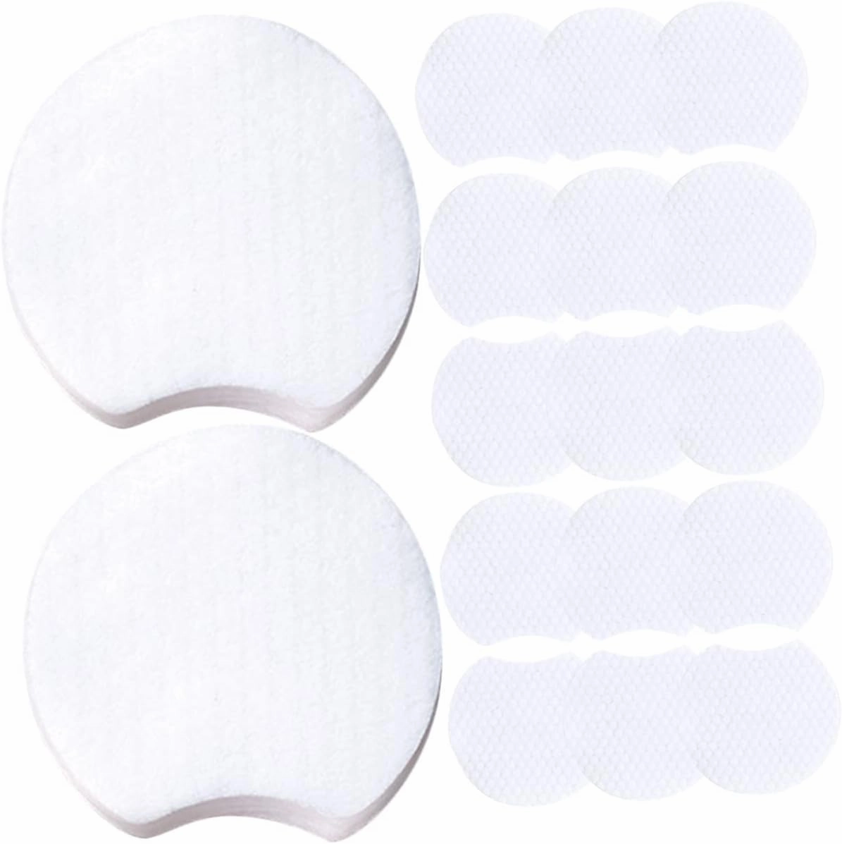 FRCOLOR 1200Pcs Disposable Makeup Remover Pads Pearl Pattern Make up Wipes for Face Thin Wipes Travel Makeup Wipes Face Cleansing Nails Polish Remover Cotton Pads-White