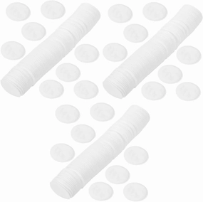 FRCOLOR 300pcs Daily Use Makeup Pads Soft Non-Woven Facial Cleaning Rounds for Convenient Makeup Removal Exfoliating Effect Lightweight Travel-Friendly for Women Girls