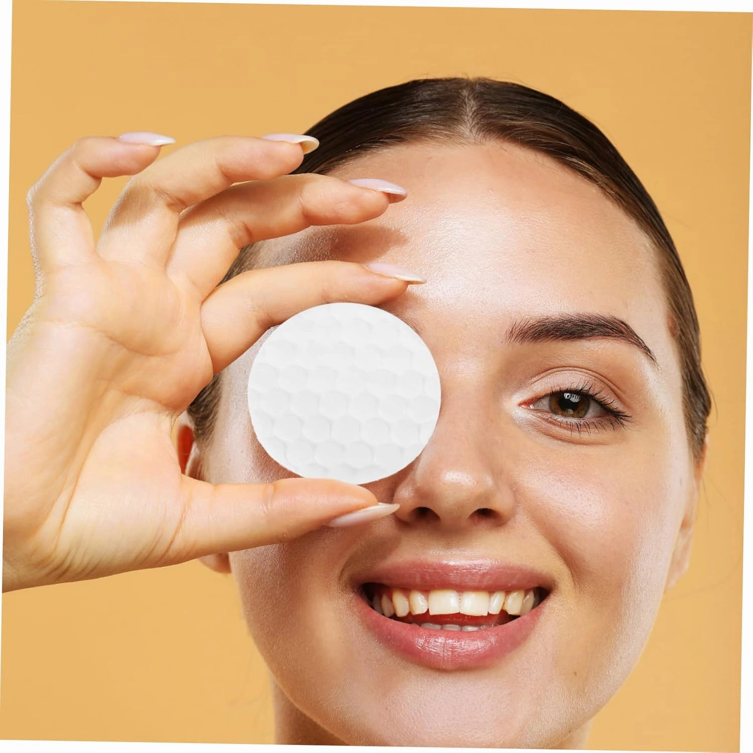 FRCOLOR 3pcs 1 Facial Cleansing Pads 100 Reusable Cotton Rounds for Makeup Removal Exfoliating Hydrating Compact for Travel