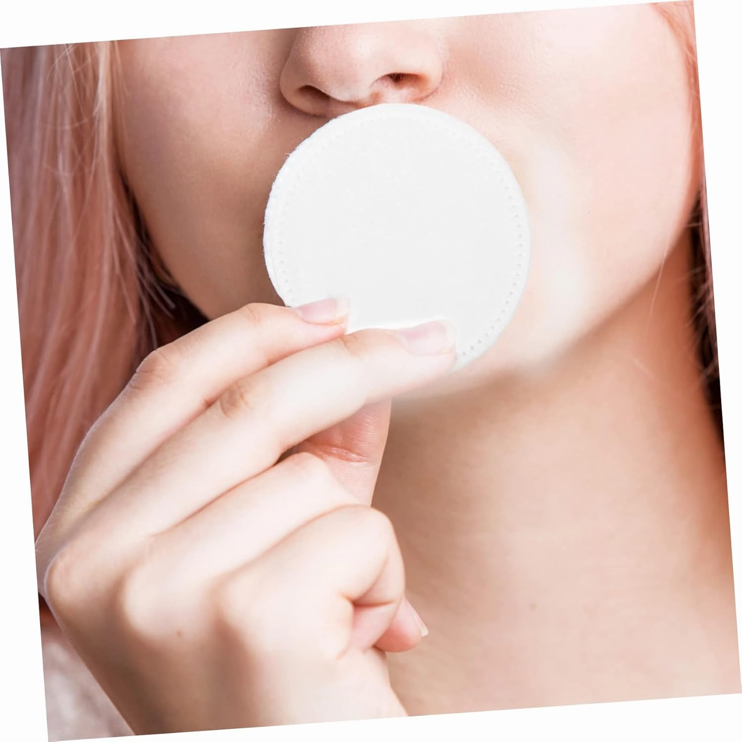 FRCOLOR 3sets Thick 3-Layer Reusable Cotton Pads for Makeup Removal Cotton Balls for Face 200pcs*3