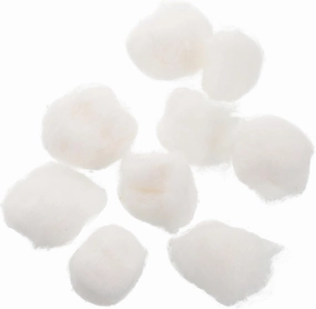 FRCOLOR 500G Pure Cotton Balls Soft Absorbent Cotton Balls for Nail Polish Removal Makeup Cleaning and Care Lightweight Versatile Use for Sensitive Skin