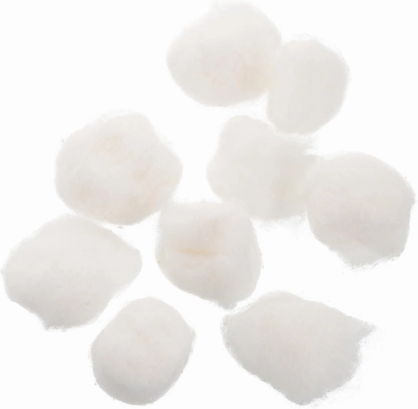 FRCOLOR 500G Pure Cotton Balls Soft Absorbent Cotton Balls for Nail Polish Removal Makeup Cleaning and Care Lightweight Versatile Use for Sensitive Skin