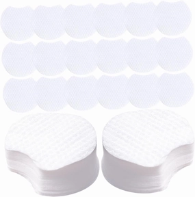 FRCOLOR 600pcs Non-Woven Makeup Pads Soft Absorbent Cleaning Discs for Travel Everyday Use for Gentle Facial Cleansing Safe for All Skin Types