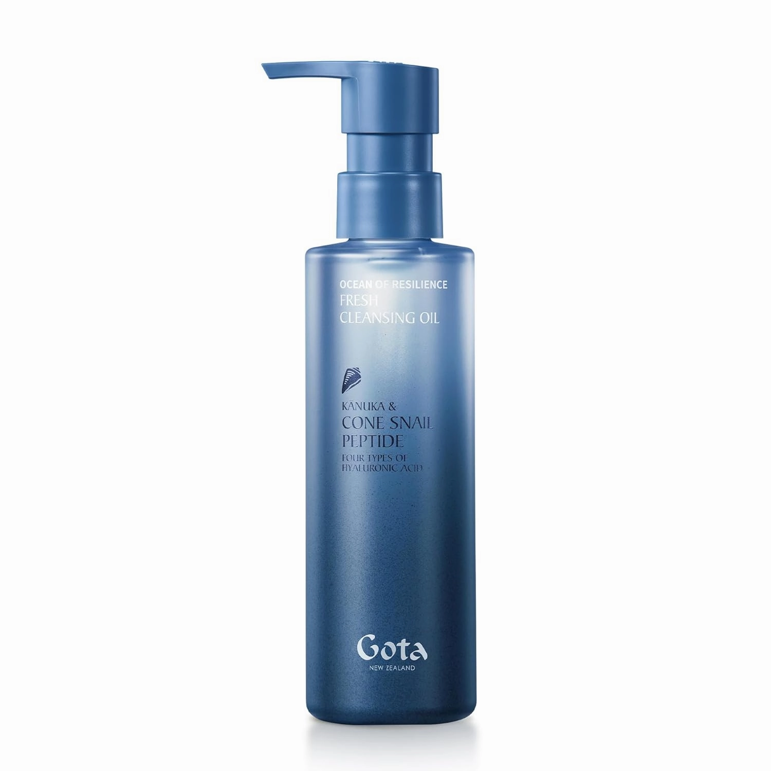 Fresh Cleansing Oil – Gently Removes Makeup & Impurities with New Zealand Kanuka Tea Tree, 4 Types of Hyaluronic Acid & Cruelty-Free Cone Snail Peptide – Ocean of Resilience – Clean Beauty