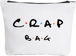 Funny gift Friend makeup bag, Best friend Cosmetic Bag, Friends Theme Natural Reusable Eco-Friendly Makeup Bag Gifts, for Women Men Best Friends Birthday Christmas Gift