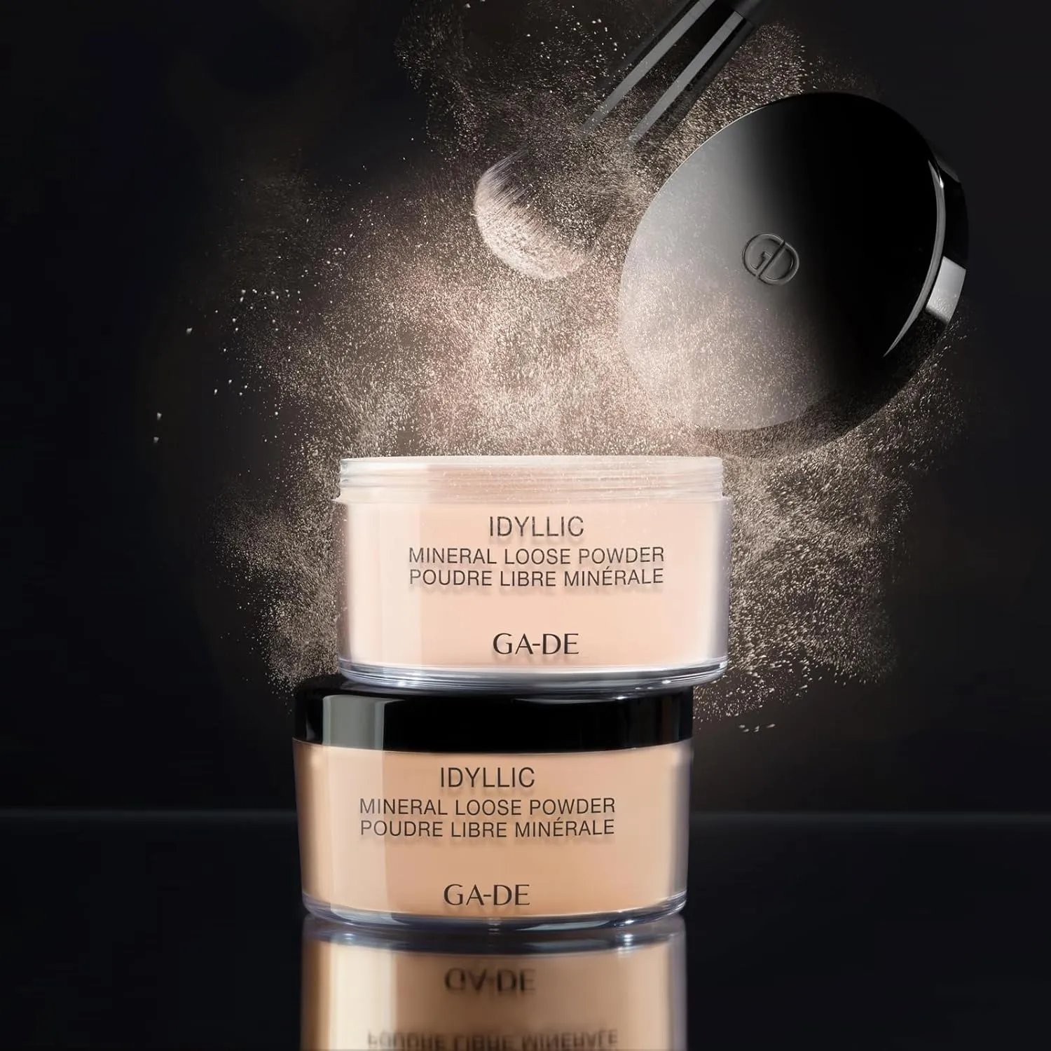 GA-DE Idyllic Mineral Loose Powder - Lightweight Setting Powder Makeup - Provides Antioxidant Protection and Blurs Imperfections - 101 Dust - 0.88 oz