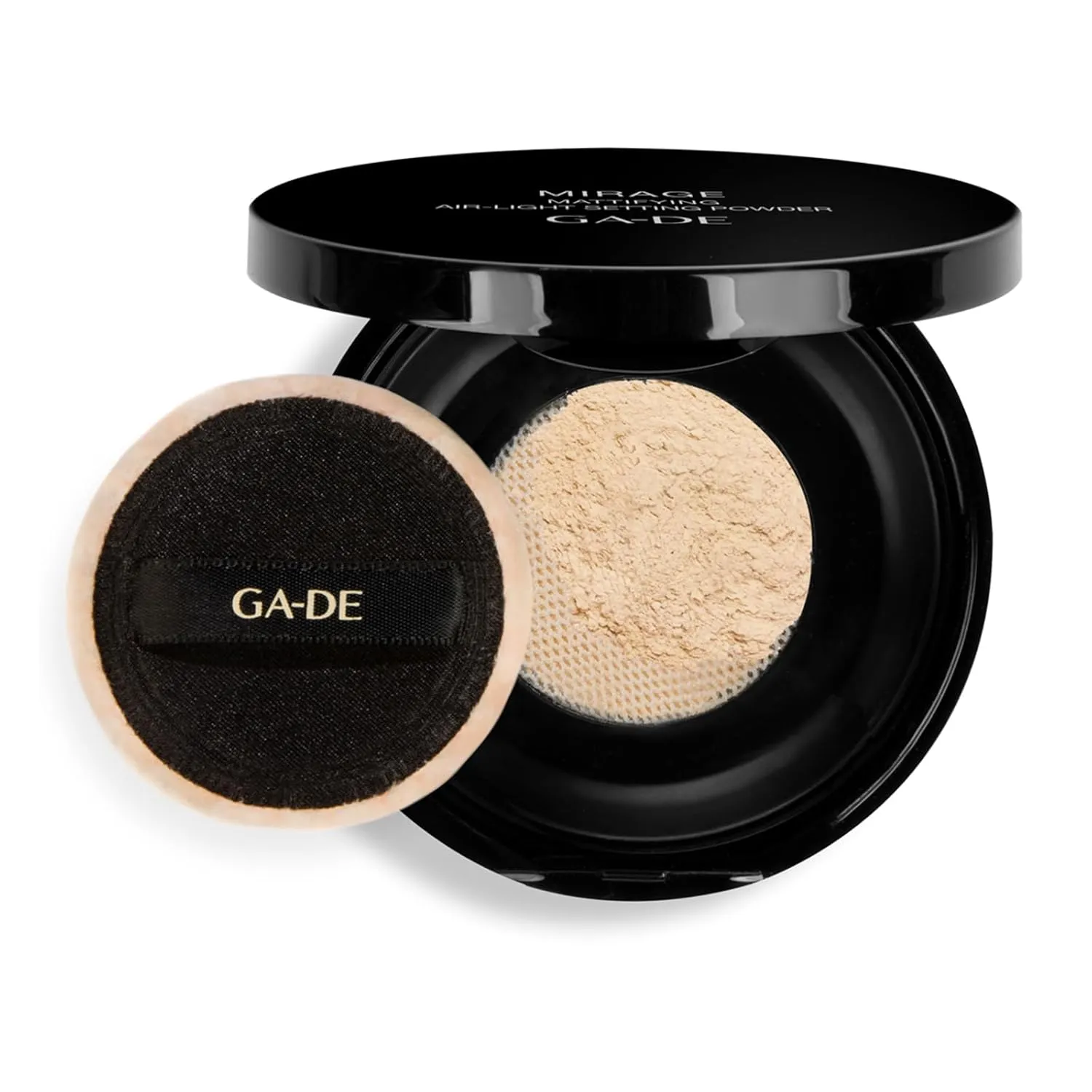 GA-DE Mirage Matifying Air-Light Setting Powder - Effortless Skin Blending, Shine-Free Lasting Makeup - Weightless Texture and Paraben-Free - 0.7 oz