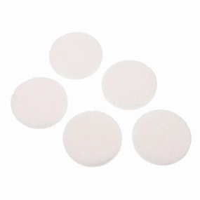GALPADA 50Pcs Face Cleansing Sponges Wood Pulp Cotton Washing Face Powder White Reusable Gently Exfoliates Skin Daily Cleansing Makeup Removal Tools