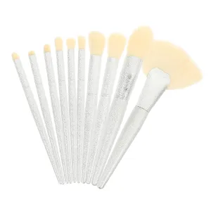 Gatuida 10-piece Makeup Brush Set Eye Shadow Brush for Girl Portable Long Handle Beauty Tools