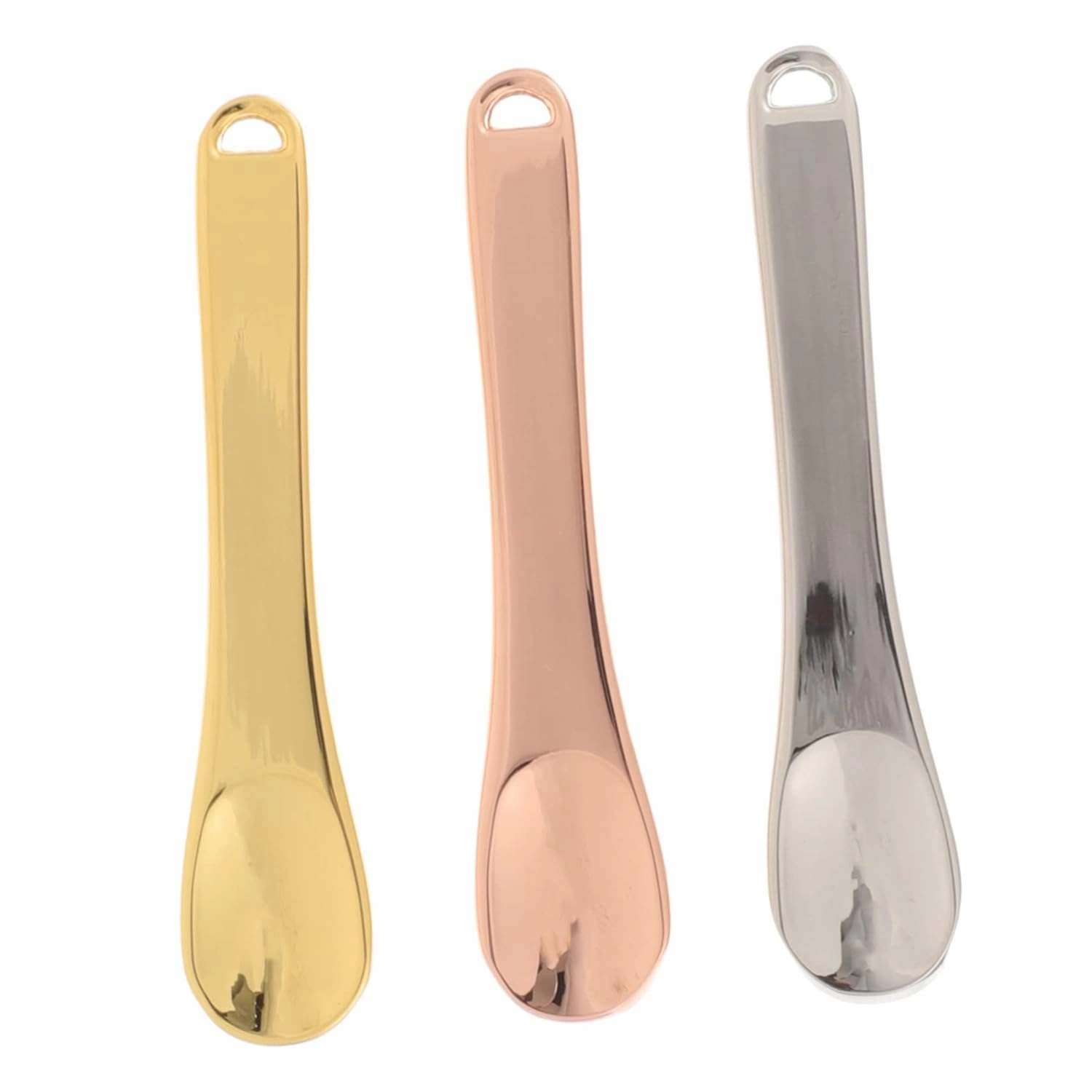 Gatuida 4sets Facial Makeup Spatula Mini Skincare Tool for Cream Spreading and Reusable 3pcs*4
