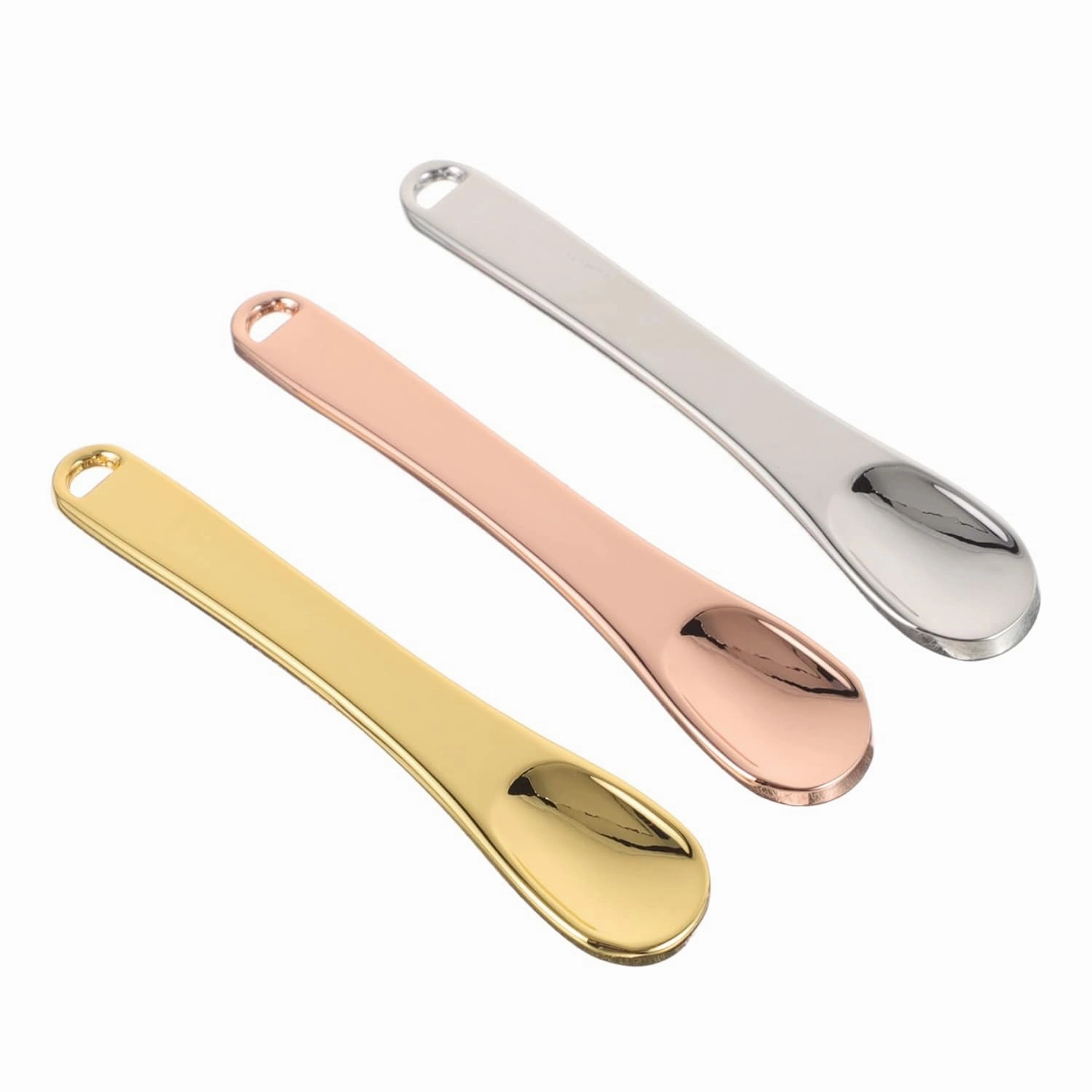Gatuida 4sets Facial Makeup Spatula Mini Skincare Tool for Cream Spreading and Reusable 3pcs*4
