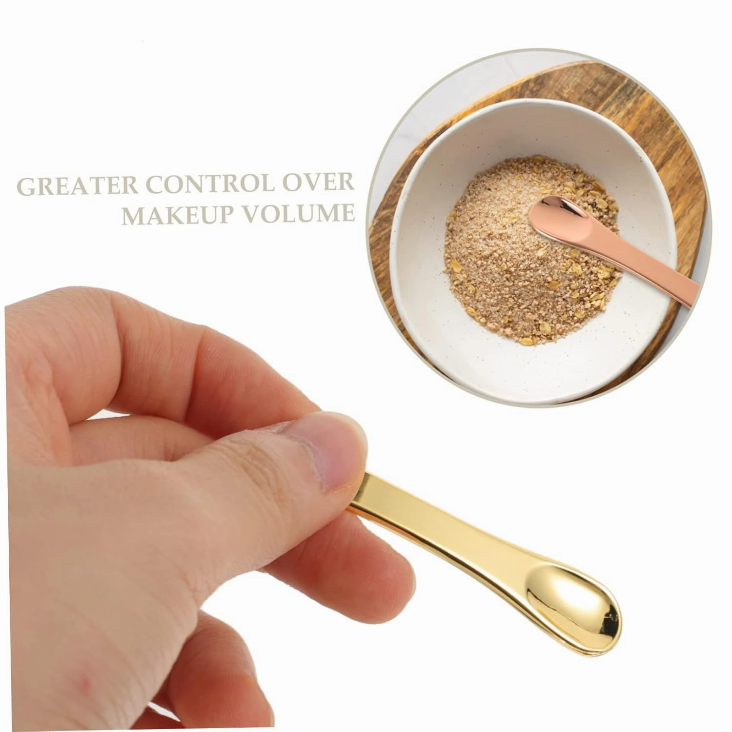 Gatuida 4sets Facial Makeup Spatula Mini Skincare Tool for Cream Spreading and Reusable 3pcs*4