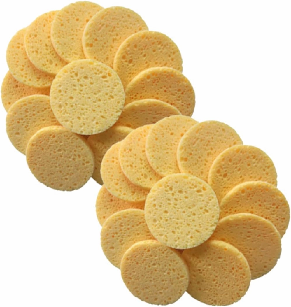 Gatuida Skin Care Beauty Tool Soft Makeup Pads 20pcs Cotton Face Cleaning Sponge for Daily Use