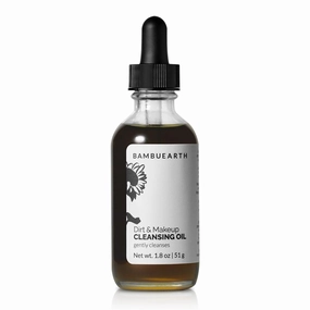 Gentle Oil Cleanser and Makeup Remover - Organic Ingredients & EWG Certified - Daily Face Cleanser for All Skin Types. Cleansing Oil for Removing Dirt - Vegan Skincare (1.8 Oz)