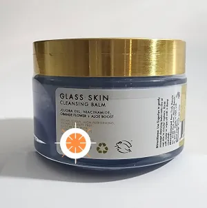 Glass Skin Cleansing Balm, 3 fl oz, Makeup Remover with Jojoba Oil, Aloe, Orange Flower, Niacinamide