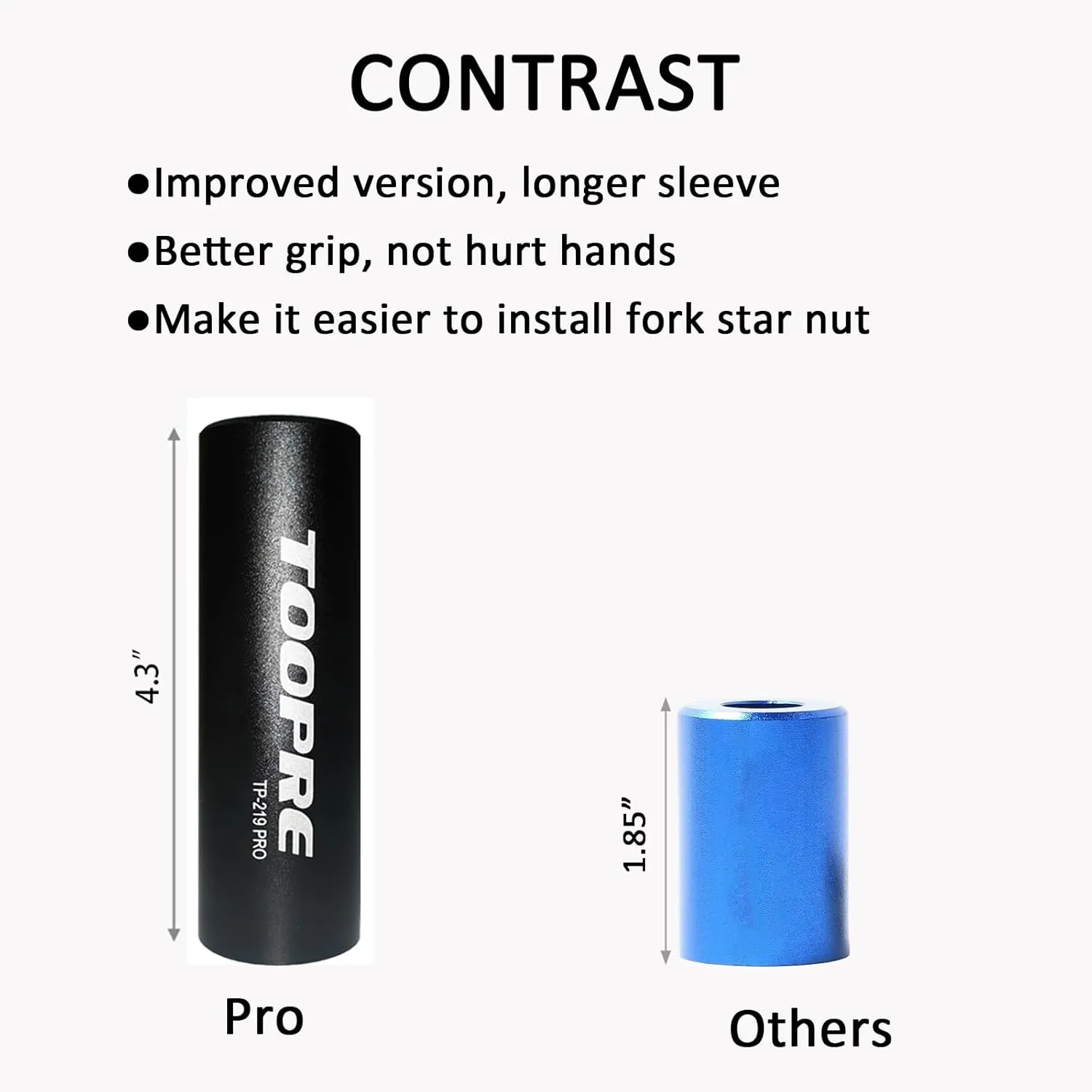 GOLDEAL TOOPRE Bicycle Fork Star Nut Setting Installer with Free Spare Special Screw and 1 Free Star Nut （for 7/8",1",1-1/8"）
