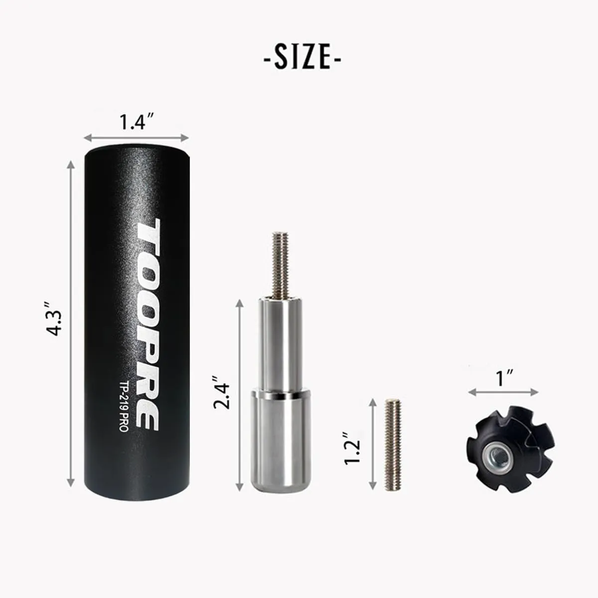 GOLDEAL TOOPRE Bicycle Fork Star Nut Setting Installer with Free Spare Special Screw and 1 Free Star Nut （for 7/8",1",1-1/8"）