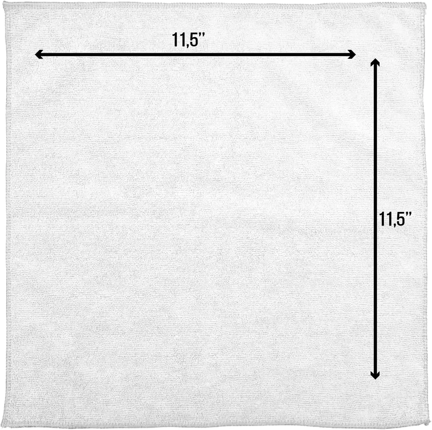 Green Lifestyle Microfiber Cleaning Cloth 150 Pack, Borderless Microfiber Towels Cleaning, Rags for Cleaning, Car Microfiber Towel, Drying Towels for Сars, Car Wash Towels (11.5" x 11.5", White)