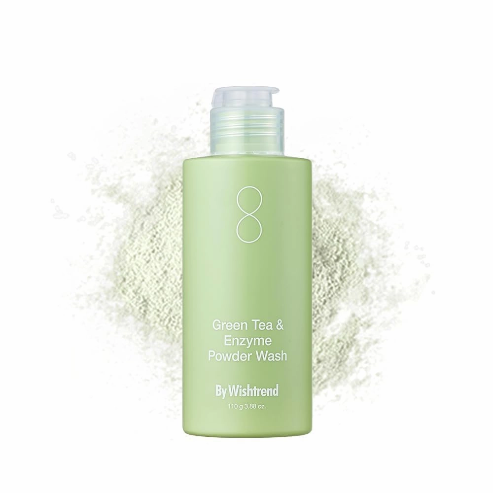 Green Tea & Enzyme Milky Foaming Wash 110g, Papain, Grain Milk Complex, Hydrating, Pore Cleansing, for Sensitive