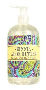 Greenwich Bay Trading Company Botanical Collection: Zinnia Aloe Butter 16oz Hand Soap