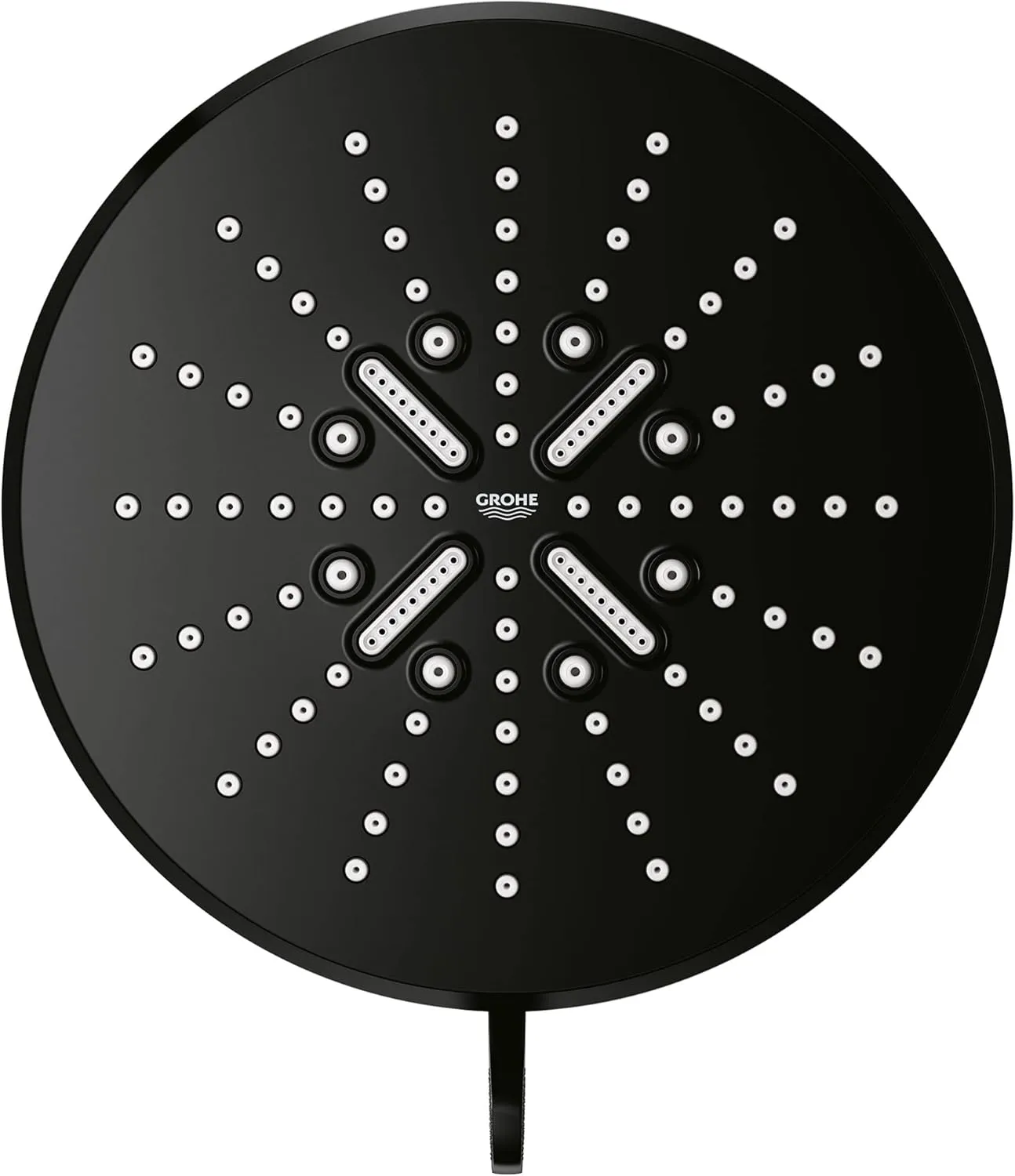 GROHE 267892430 Rainshower SmartActive 6.5" Showerhead 1.75 GPM, 3 Sprays, Matte Black