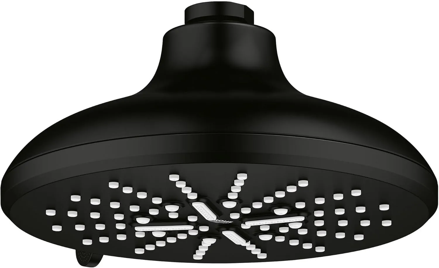 GROHE 267892430 Rainshower SmartActive 6.5" Showerhead 1.75 GPM, 3 Sprays, Matte Black