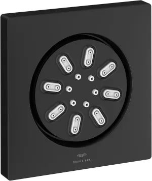 GROHE 268452430 Rainshower Body Spray, 2 Sprays, 0.9 GPM, Matte Black