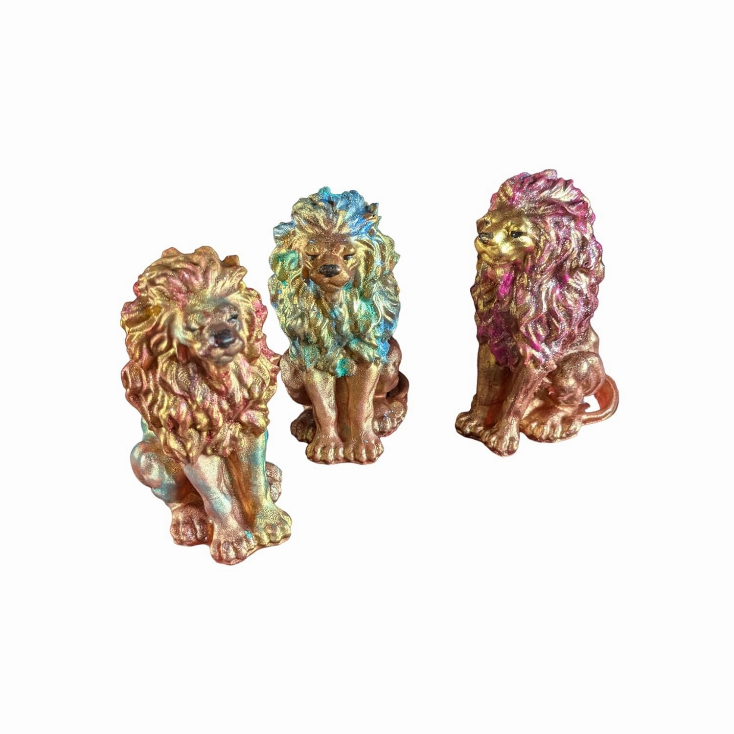 Guardian Lion Nourishing Face & Body Soap | Set of 3 | Handmade Artistic Moisturizing Soap | Nourishing Guest Soap | Moisturizing Face Soap | Unique Art